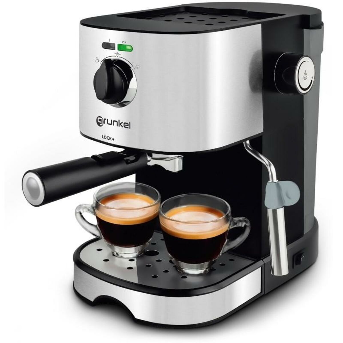 Drip Coffee Machine Grunkel Silver 850 W 1 L Grunkel