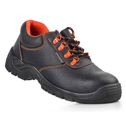 Safety shoes Blackleather S3 SRC Black Leather BigBuy Fashion