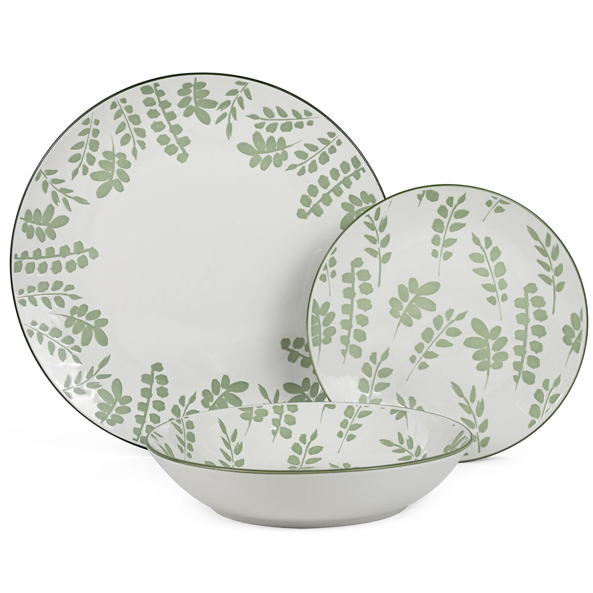 Tableware Alexandra House Living White Porcelain 27 x 1 x 27 cm Alexandra House Living