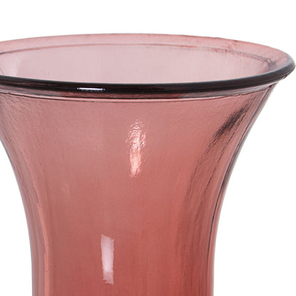 Vase made from recycled glass Alexandra House Living Pink Crystal 18 x 32 cm Alexandra House Living