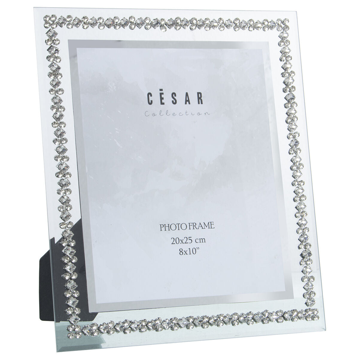 Photo frame Alexandra House Living Grey Crystal 28 x 33 x 2 cm Alexandra House Living