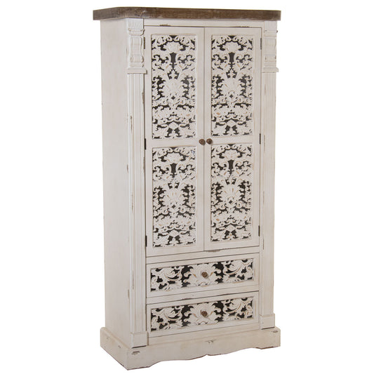 Cupboard Alexandra House Living Wood 85 x 40 x 170 cm