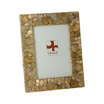 Photo frame Alexandra House Living Brown Mother of pearl 19 x 1 x 24 cm Alexandra House Living