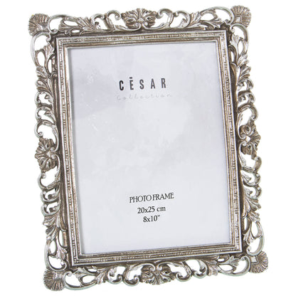 Photo frame Alexandra House Living Silver Plastic 26 x 1 x 31 cm Alexandra House Living