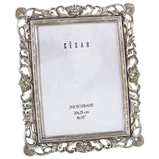 Photo frame Alexandra House Living Silver Plastic 26 x 1 x 31 cm Alexandra House Living