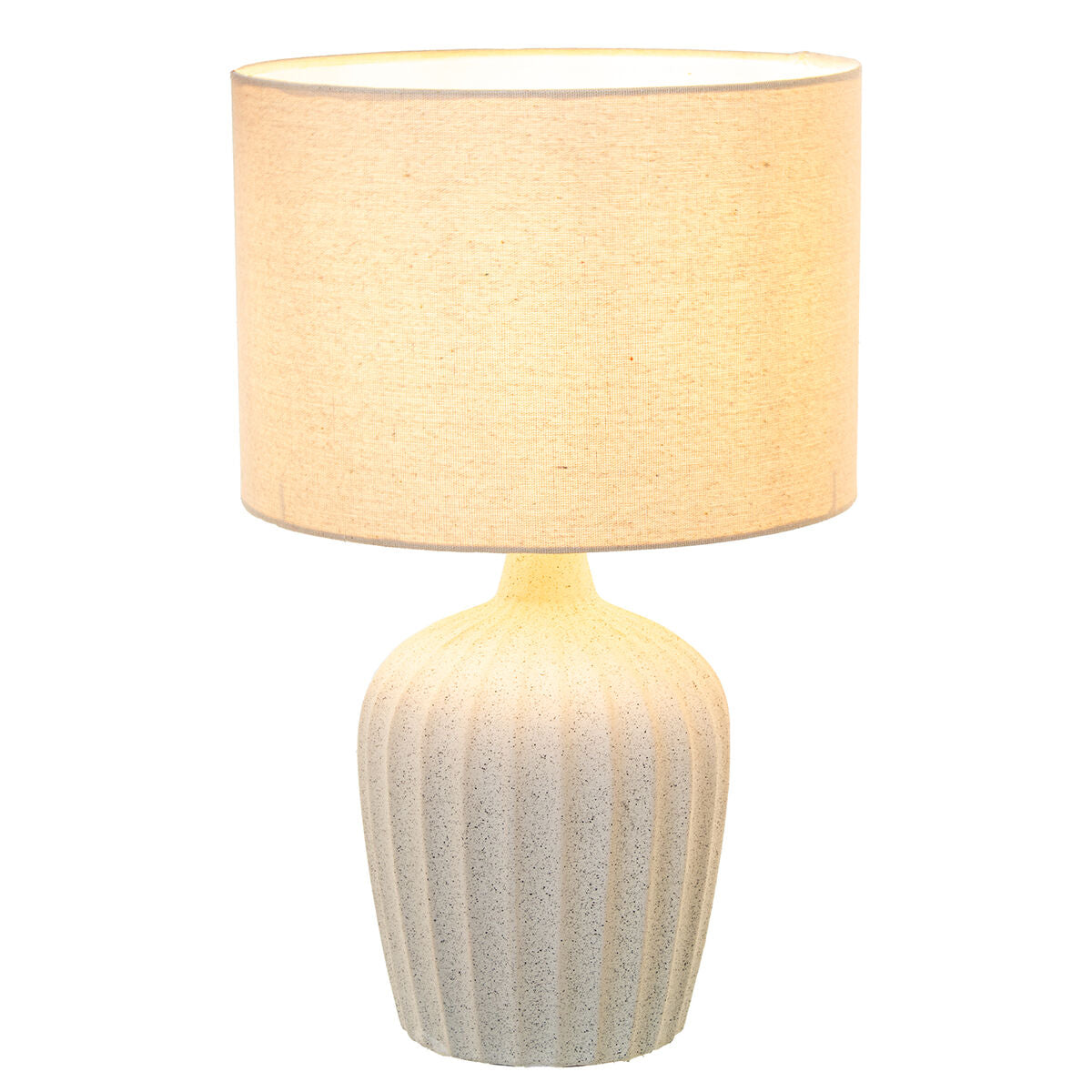 Desk lamp Alexandra House Living Beige Multicolour Ceramic 40 W 28 x 47 x 28 cm Alexandra House Living