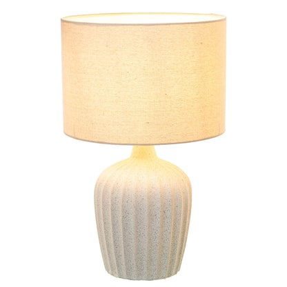 Desk lamp Alexandra House Living Beige Multicolour Ceramic 40 W 28 x 47 x 28 cm Alexandra House Living