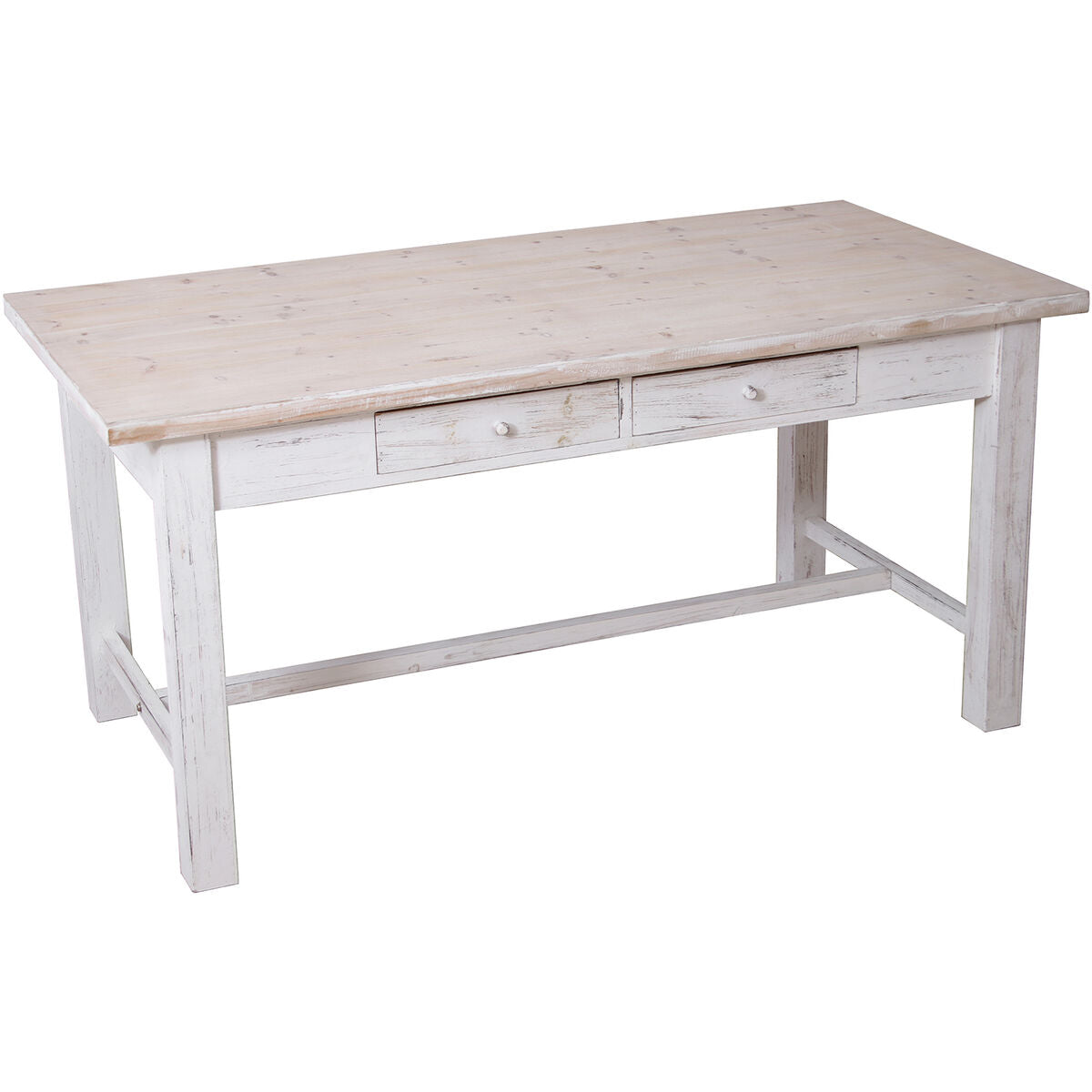 Table Alexandra House Living White 160 x 76 x 80 cm With boxes Alexandra House Living