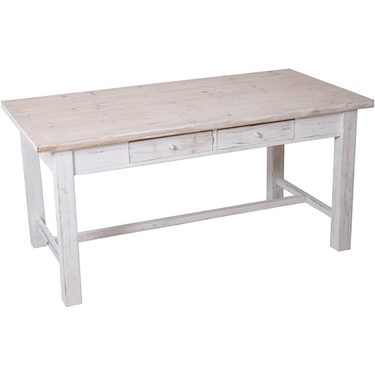 Table Alexandra House Living White 160 x 76 x 80 cm With boxes Alexandra House Living