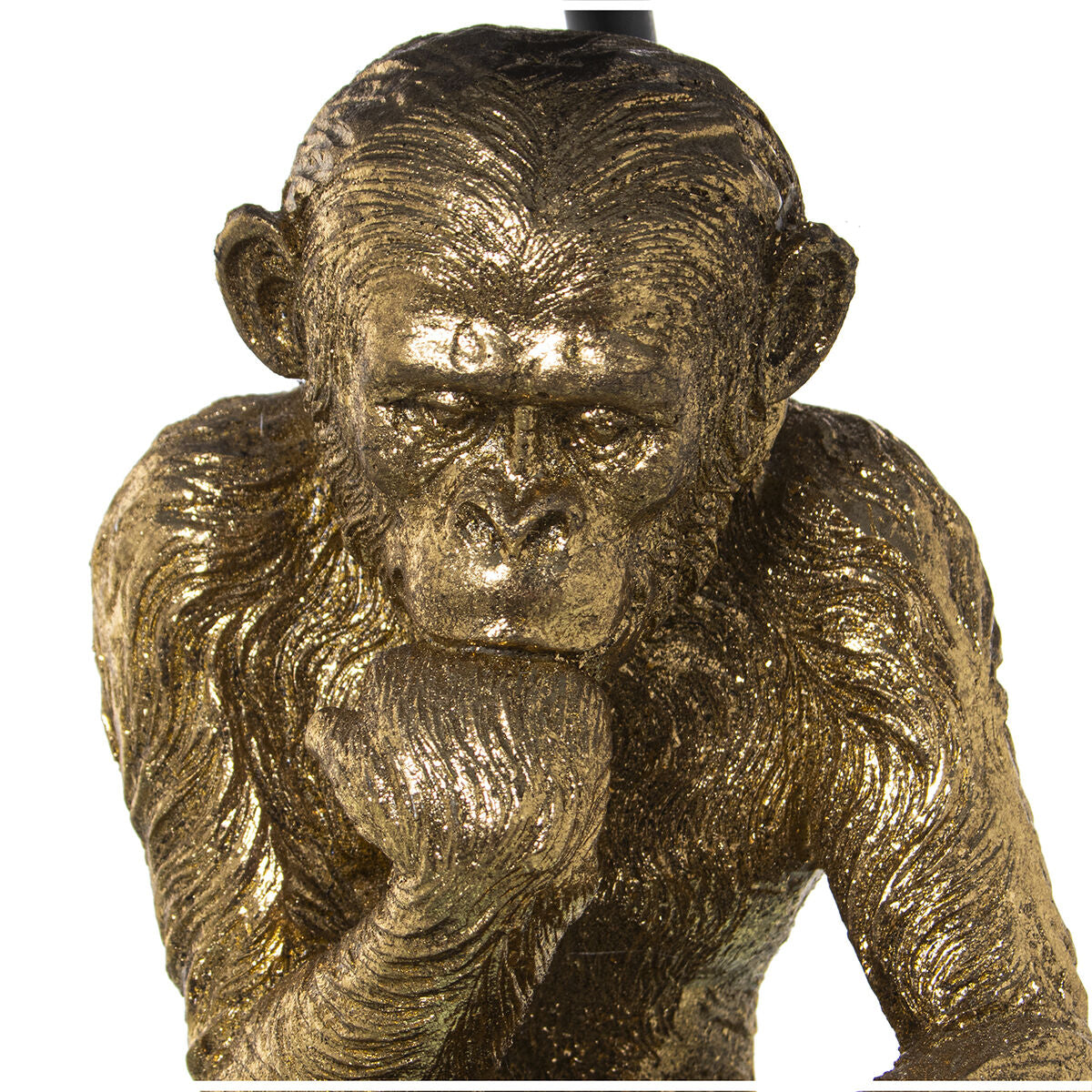 Desk lamp Alexandra House Living Black Gold Golden Plastic 40 W 31 x 51 x 31 cm Monkey Alexandra House Living