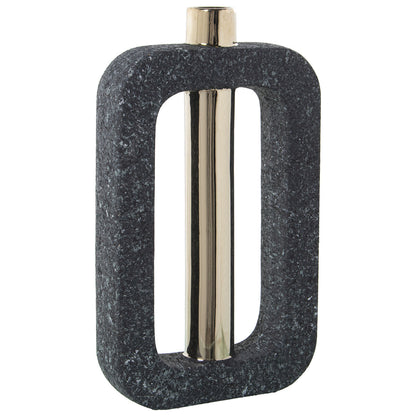 Vase Alexandra House Living Golden Dark grey Ceramic 7 x 24 x 40 cm Alexandra House Living