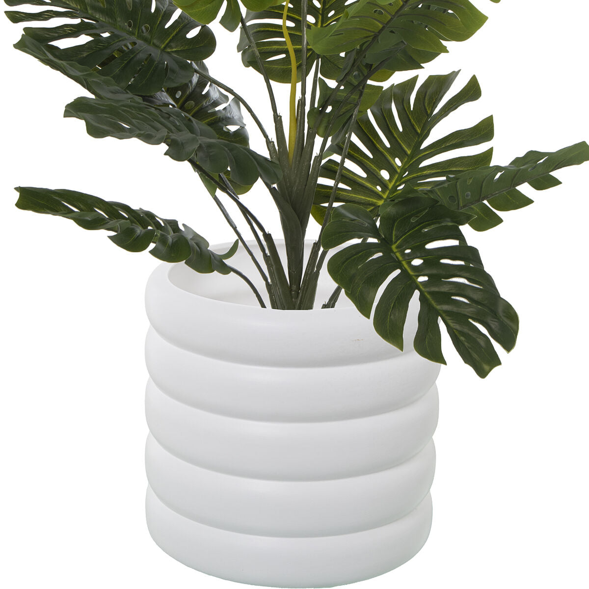 Planter Alexandra House Living White Ceramic 24 x 24 x 25 cm Alexandra House Living