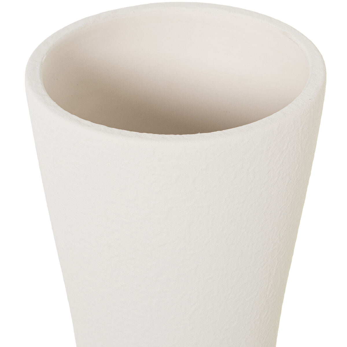 Vase Alexandra House Living Ecru Ceramic 16 x 16 x 46 cm Alexandra House Living