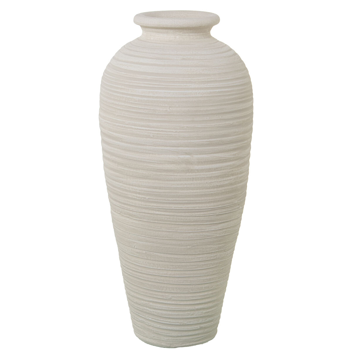 Vase Alexandra House Living White Ceramic 28 x 60 cm Alexandra House Living