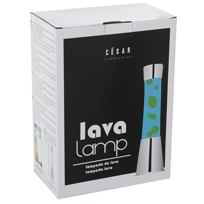 Lava Lamp Alexandra House Living Blue White Metal 11 x 39 x 11 cm Alexandra House Living