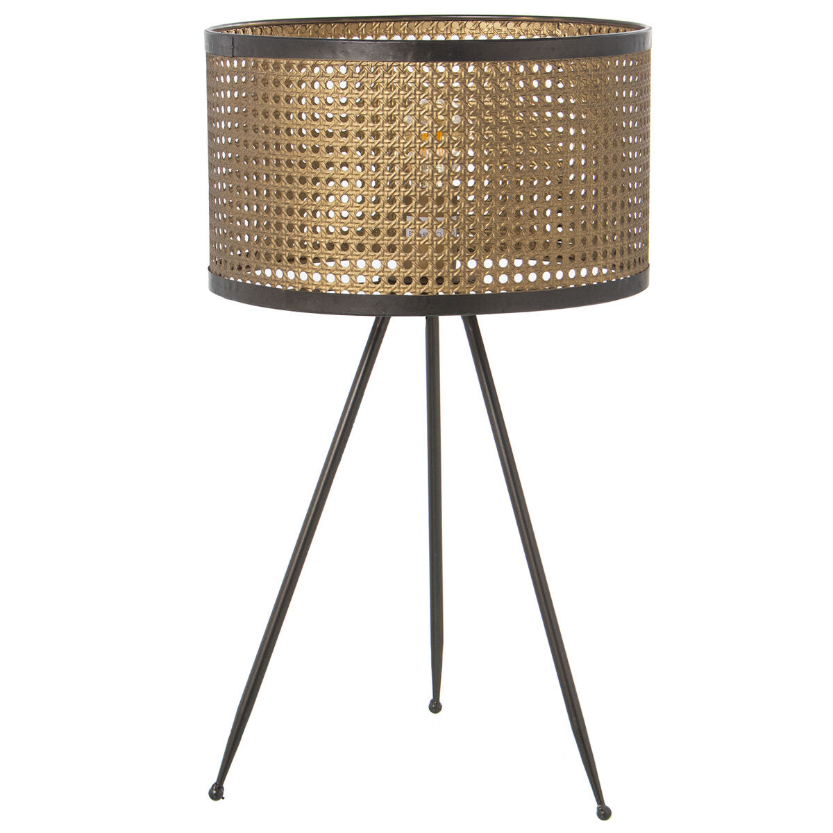 Desk lamp Alexandra House Living Gold Golden Metal wicker 60 W 35 x 60 x 35 cm Alexandra House Living