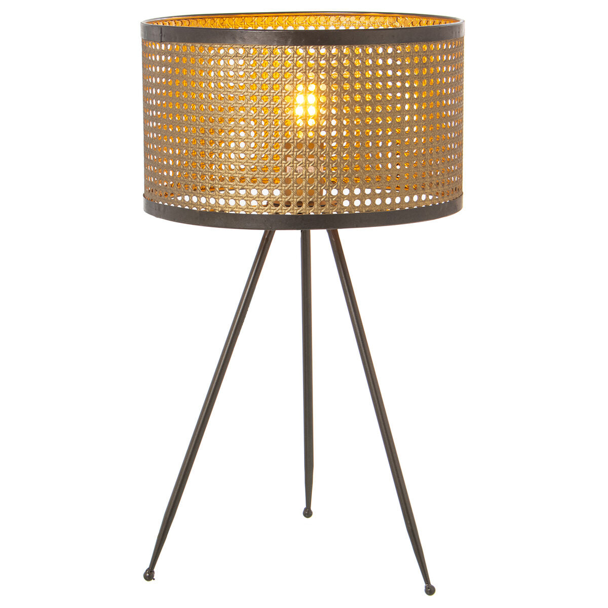 Desk lamp Alexandra House Living Gold Golden Metal wicker 60 W 35 x 60 x 35 cm Alexandra House Living