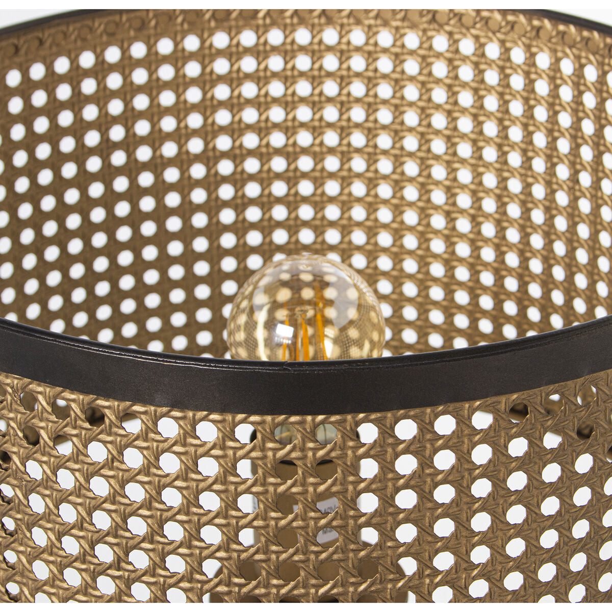 Desk lamp Alexandra House Living Gold Golden Metal wicker 60 W 35 x 60 x 35 cm Alexandra House Living