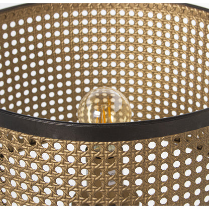 Desk lamp Alexandra House Living Gold Golden Metal wicker 60 W 35 x 60 x 35 cm Alexandra House Living