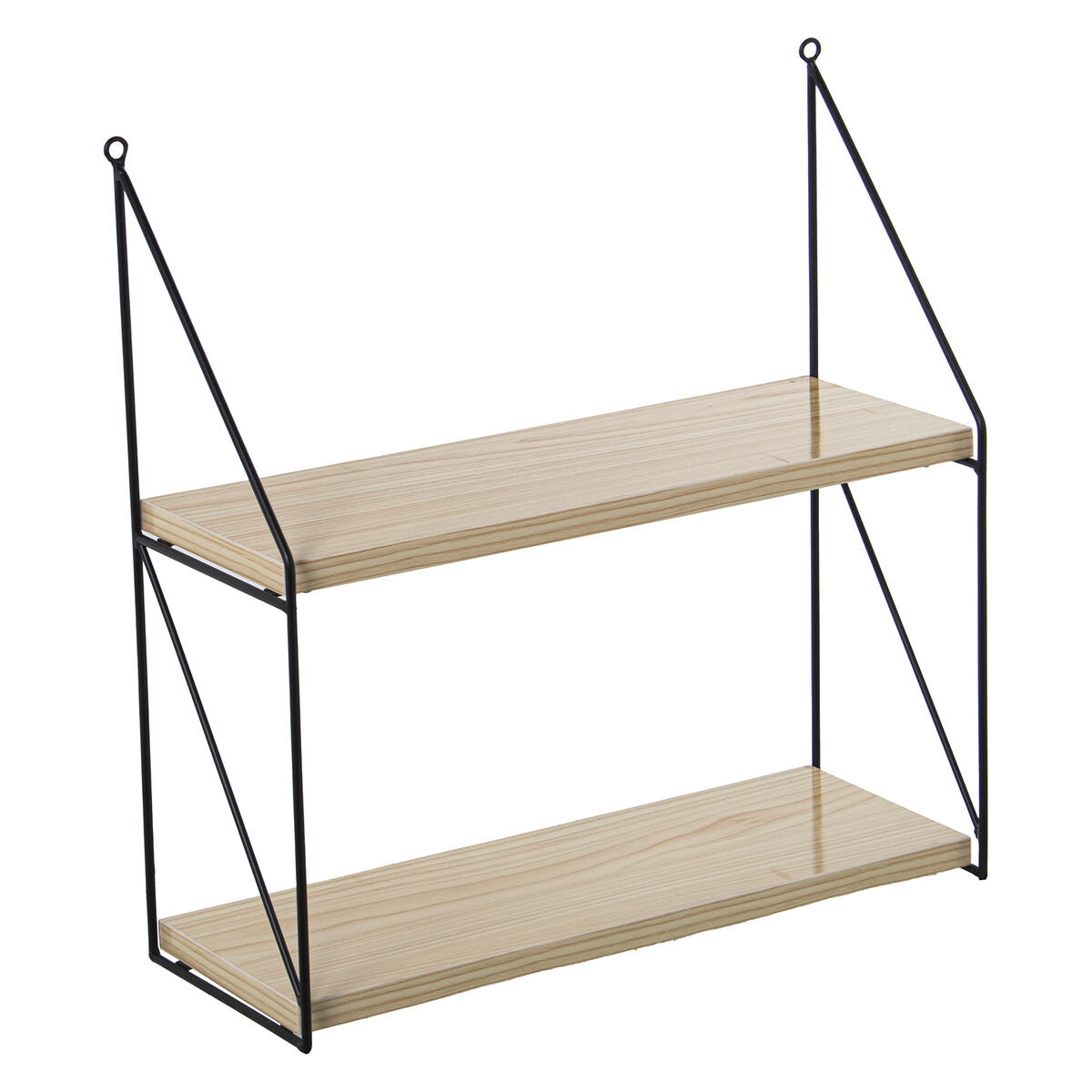 Shelve Alexandra House Living Brown Black Wood 42 x 43 x 15 cm Alexandra House Living