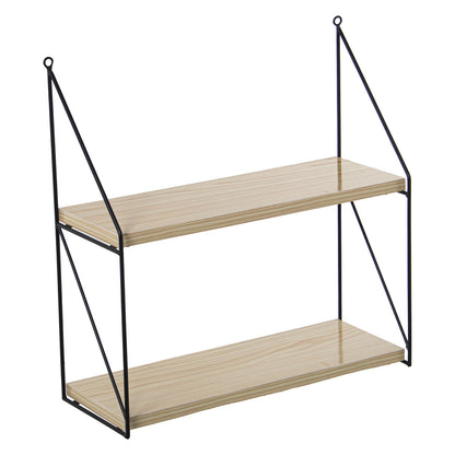 Shelve Alexandra House Living Brown Black Wood 42 x 43 x 15 cm Alexandra House Living