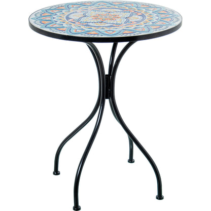 Table set with 2 chairs Alexandra House Living Multicolour 60 x 71 x 60 cm Mosaic Alexandra House Living