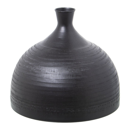 Vase Alexandra House Living Black Metal 27 x 27 x 25 cm Alexandra House Living