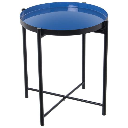 Side table Alexandra House Living Blue Black 50 x 52 x 50 cm Alexandra House Living