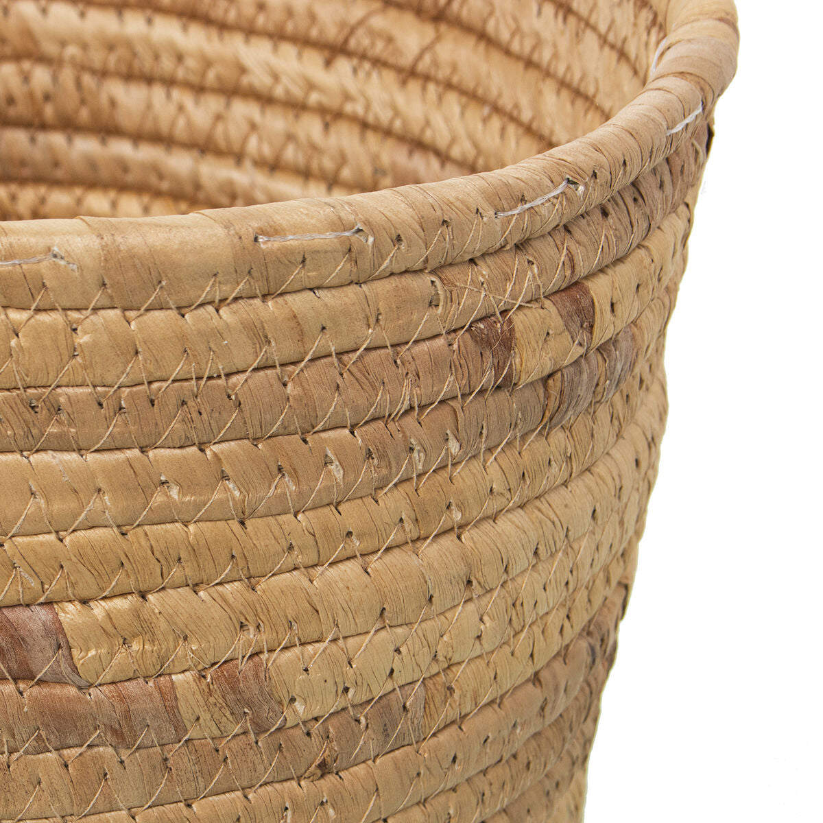 Set of Planters Alexandra House Living Brown Rattan Natural Fibre 3 Pieces Alexandra House Living