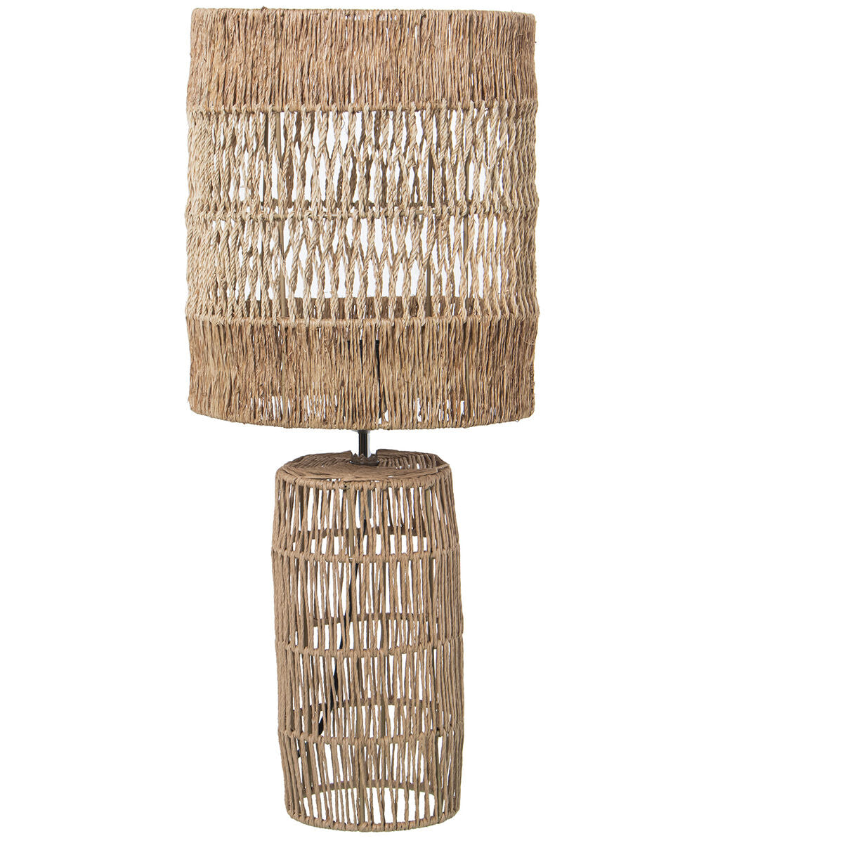 Desk lamp Alexandra House Living Brown Rattan Natural Fibre 40 W 25 x 210 x 60 cm Alexandra House Living