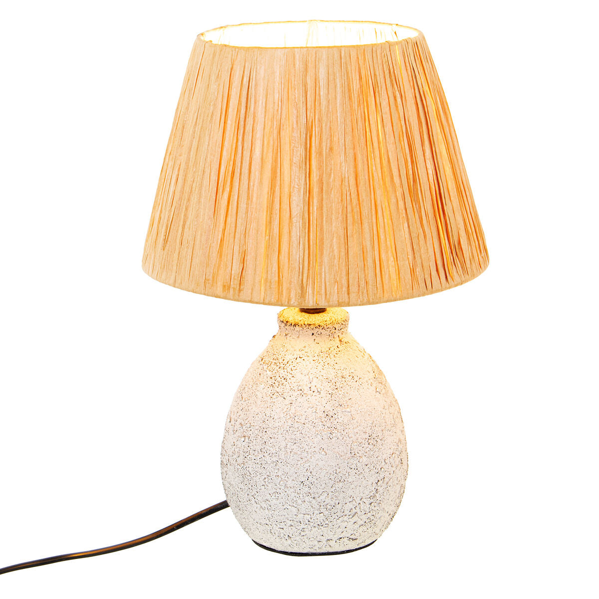 Desk lamp Alexandra House Living White Brown Ceramic 60 W 23 x 33 x 23 cm Alexandra House Living