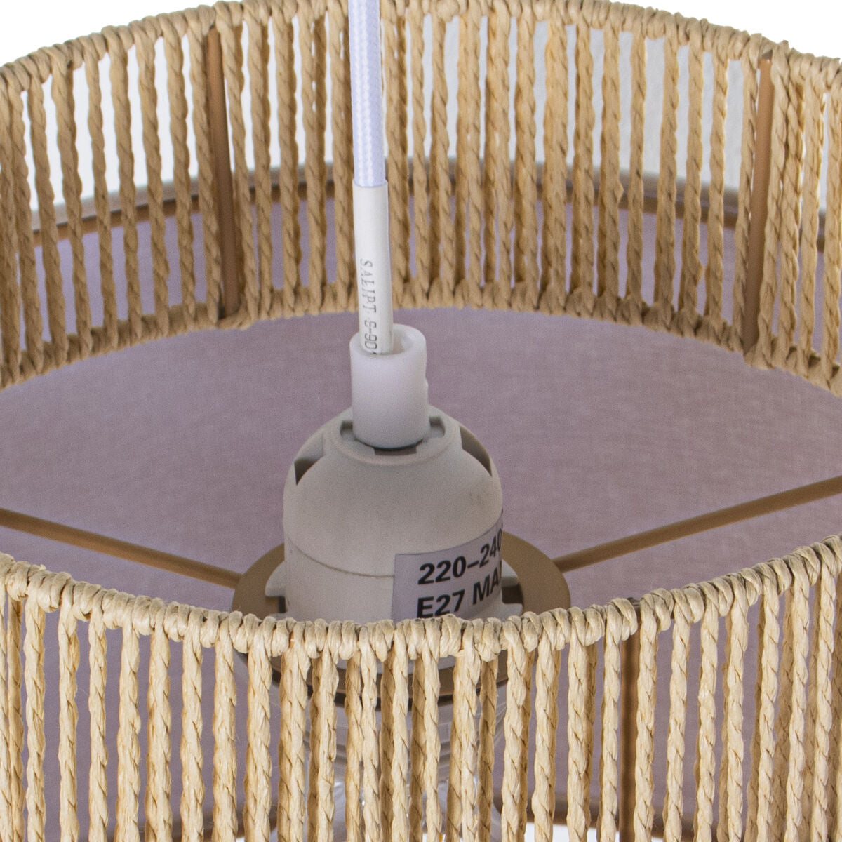 Ceiling Light Alexandra House Living Brown Rattan Natural Fibre 60 W 30 x 26 x 30 cm Alexandra House Living