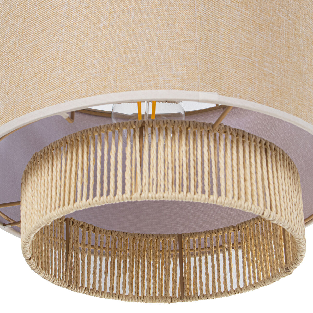 Ceiling Light Alexandra House Living Brown Rattan Natural Fibre 60 W 30 x 26 x 30 cm Alexandra House Living