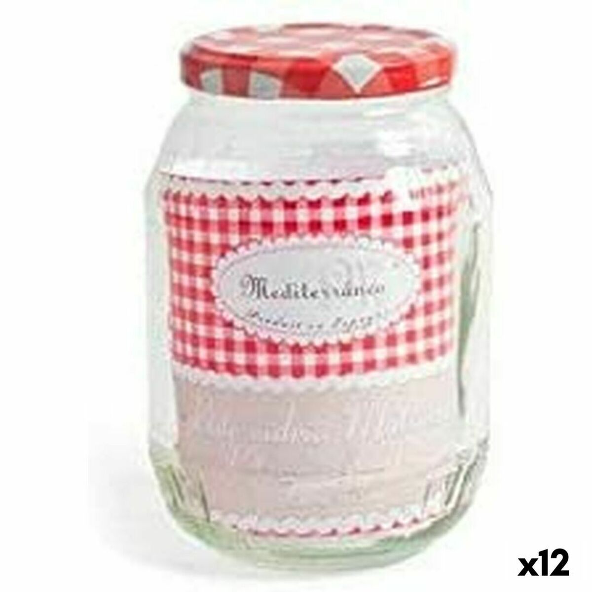 Jar Mediterraneo Multi-use Glass (12 Units) Mediterraneo