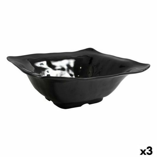 Salad Bowl AIR Inde 143888 Porcelain 36,5 x 35,8 x 13,6 cm (3 Units) (36,5 x 35,8 x 13,6 cm) Inde