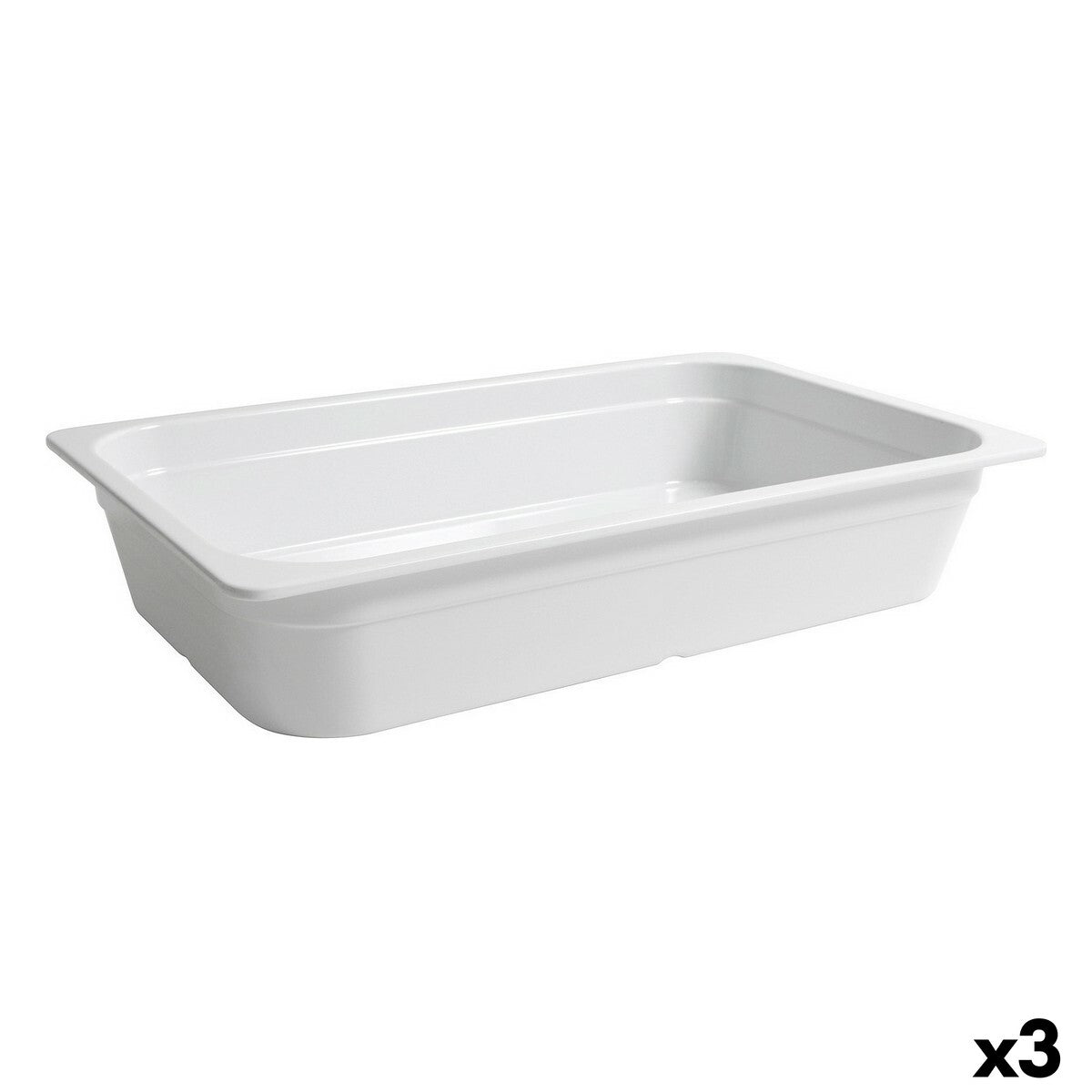 Serving Platter Inde 53 x 32,5 x 10 cm (3 Units) Inde