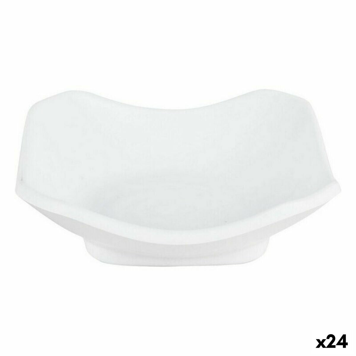 Bowl Viejo Valle Troya Melamin White 11 x 11 x 3,5 cm (24 Units) Viejo Valle