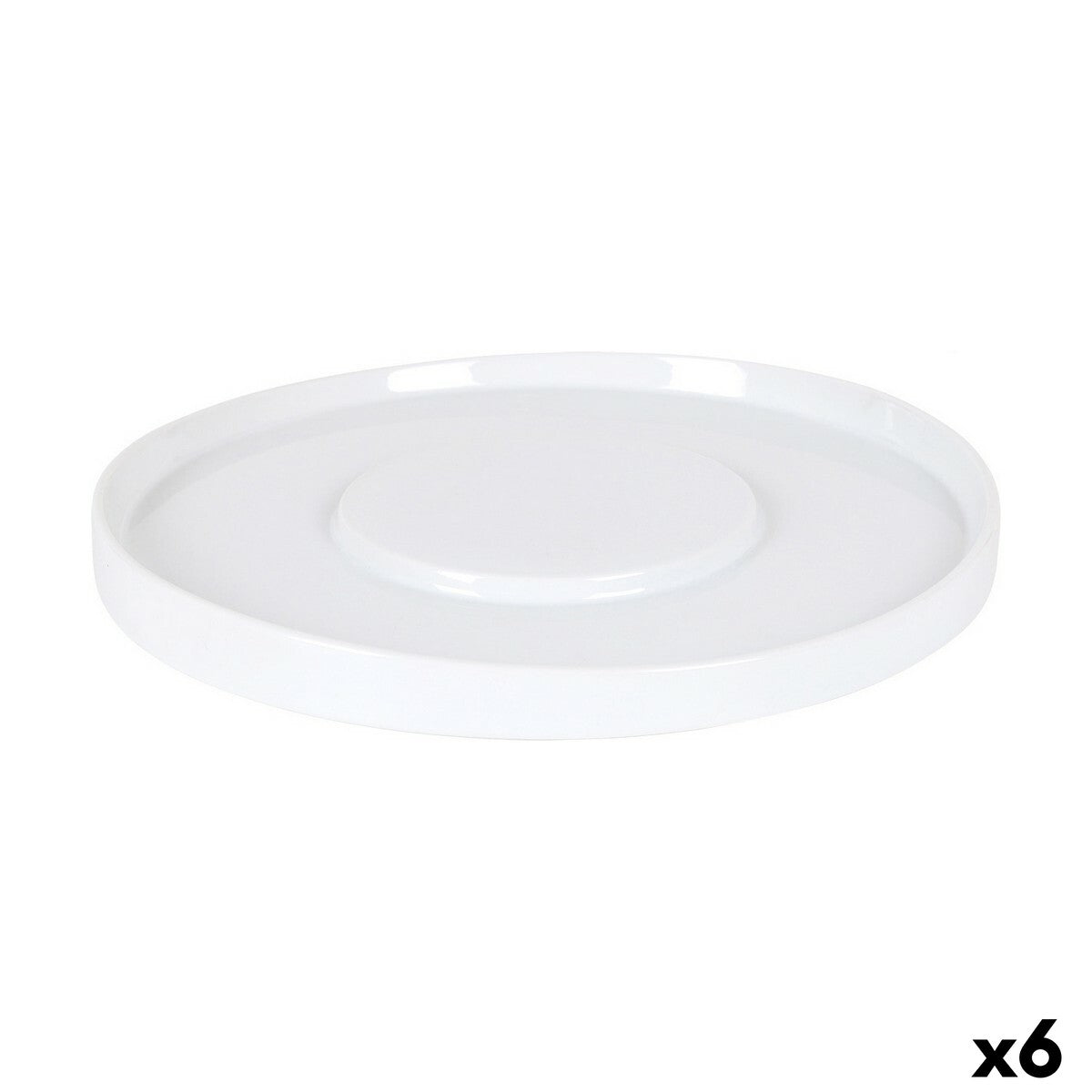 Flat Plate Inde White (6 Units) Inde