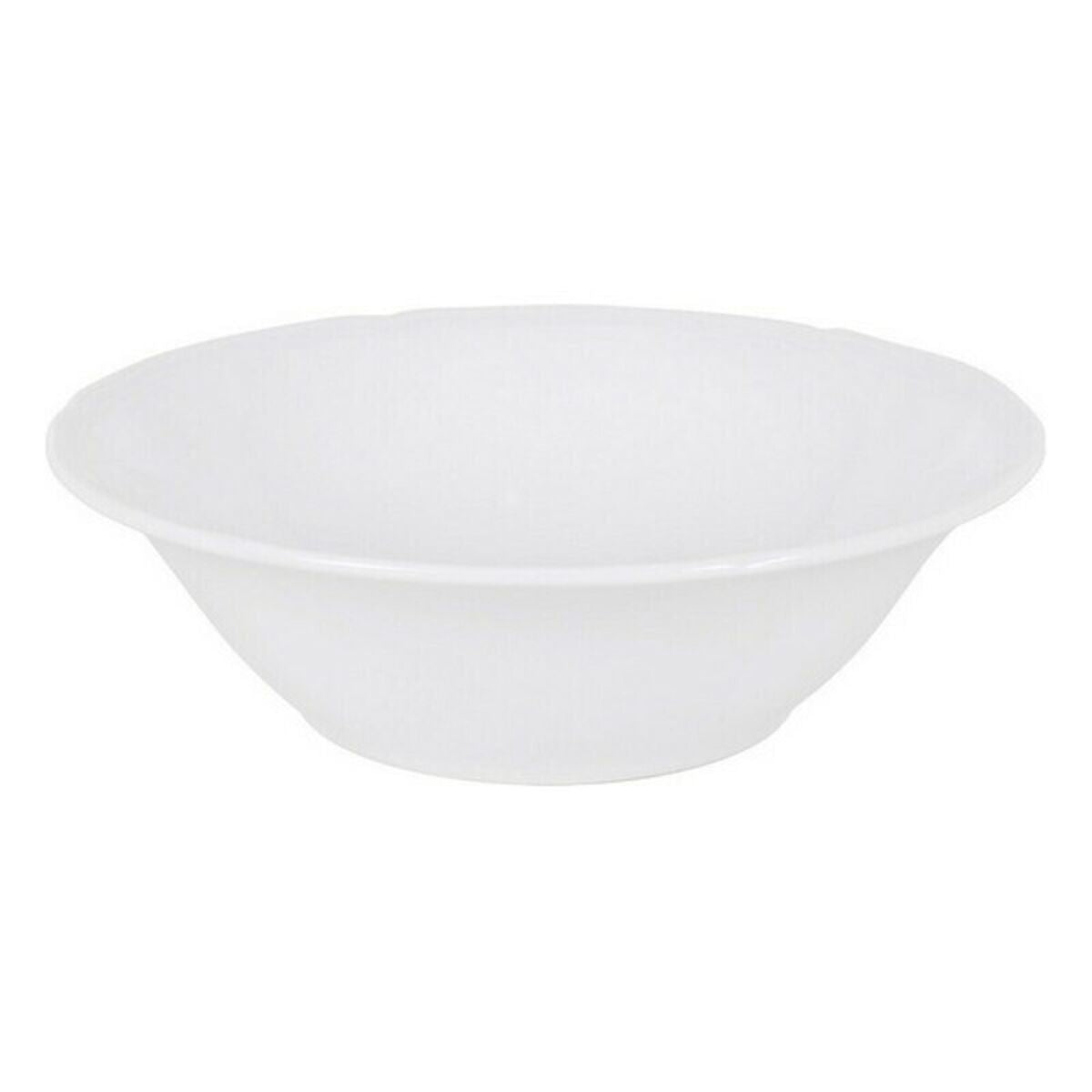 Bowl Feuille Porcelain White (ø 17 x 5 cm) Inde