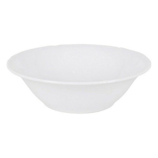 Bowl Feuille Porcelain White (ø 17 x 5 cm) Inde