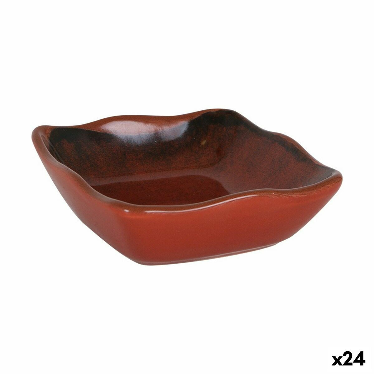 Bowl Inde Squared 10,5 x 10,5 x 3 cm (24 Units) Inde