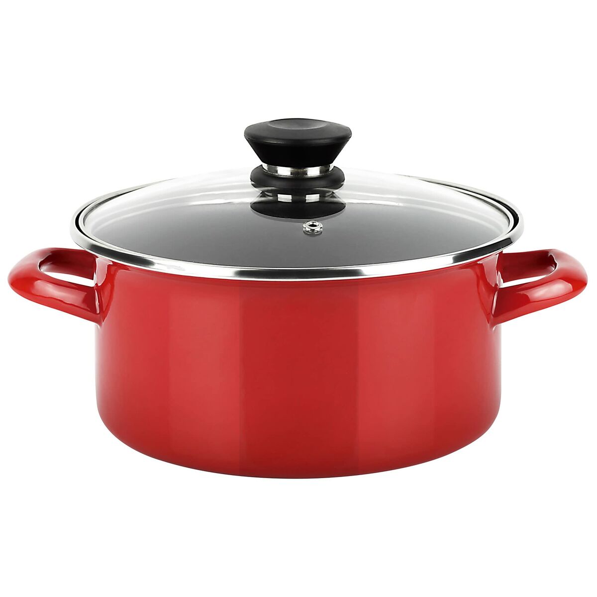 Casserole FAGOR Optimax Red Enamelled Steel (Ø 18 x 10 cm) Fagor