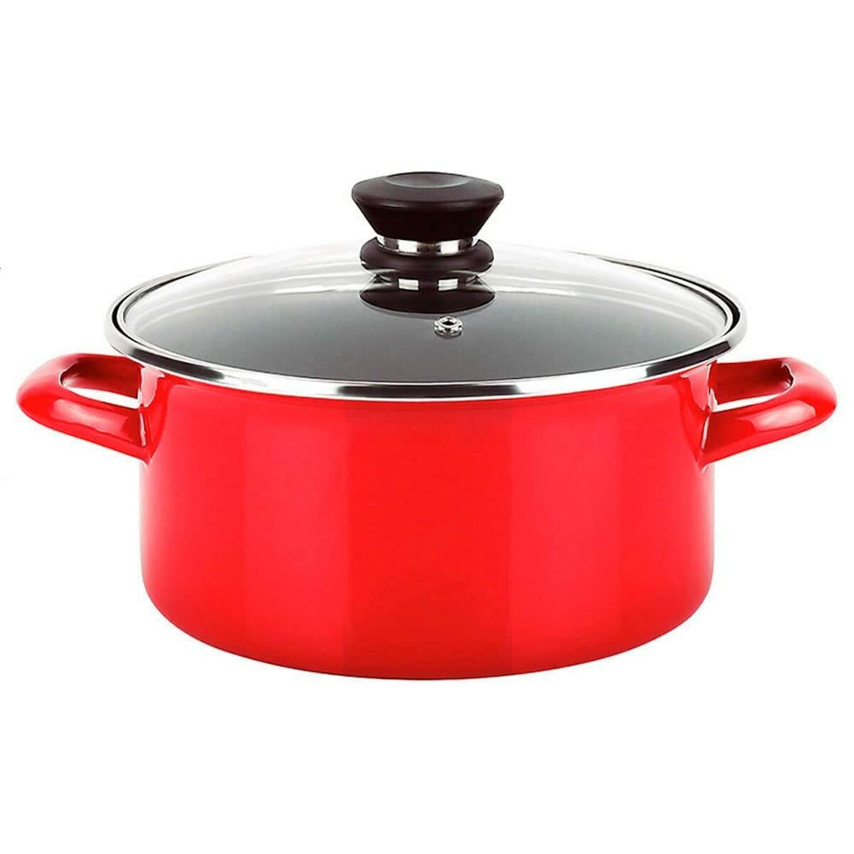 Casserole FAGOR Optimax Red Enamelled Steel (Ø 26 x 14 cm) Fagor