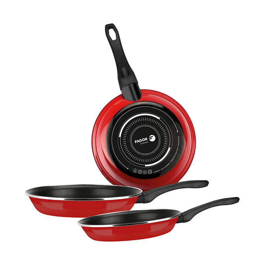 Set of pans FAGOR Red Fagor