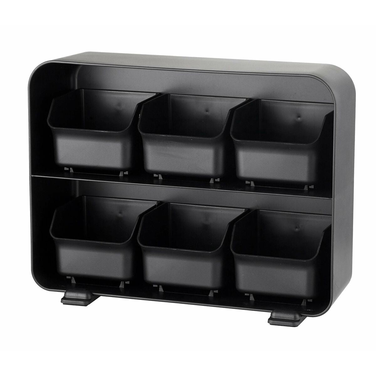 Coffee Capsule Organiser Archivo 2000 Black 13 x 26 x 20 cm Archivo 2000