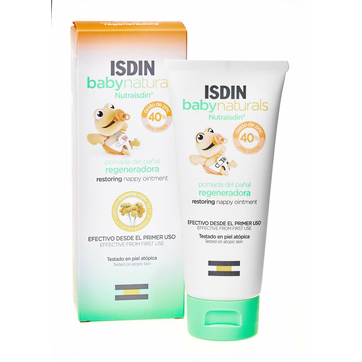 Crema protectora del pañal Isdin Baby NaturalsZN40 100 ml