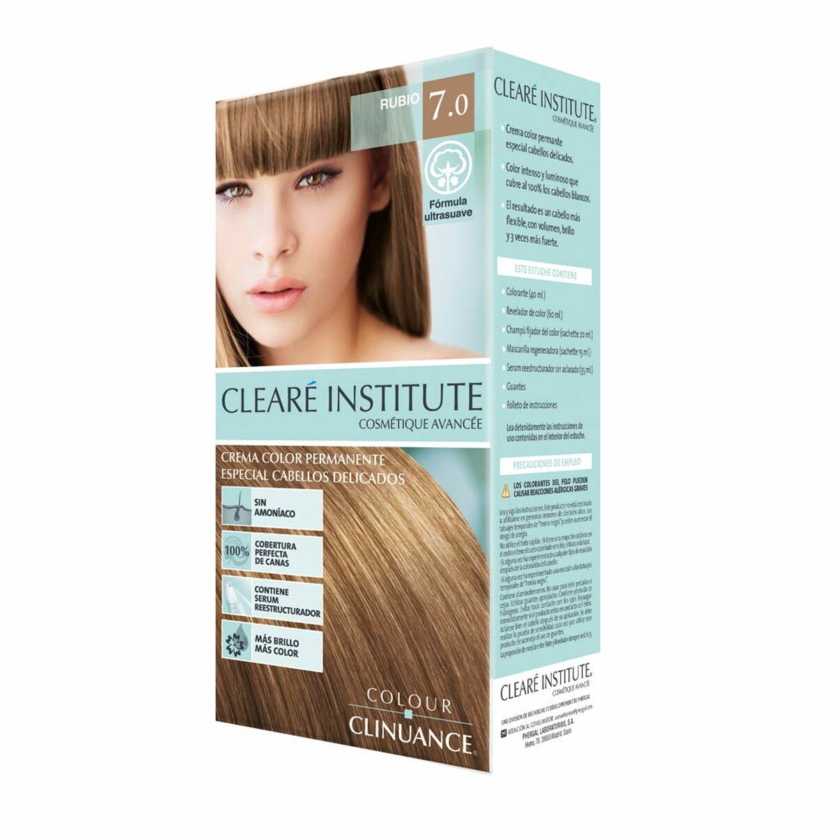 Permanent Colour Creme Clearé Institute Colour Clinuance Nº 7.0-rubio