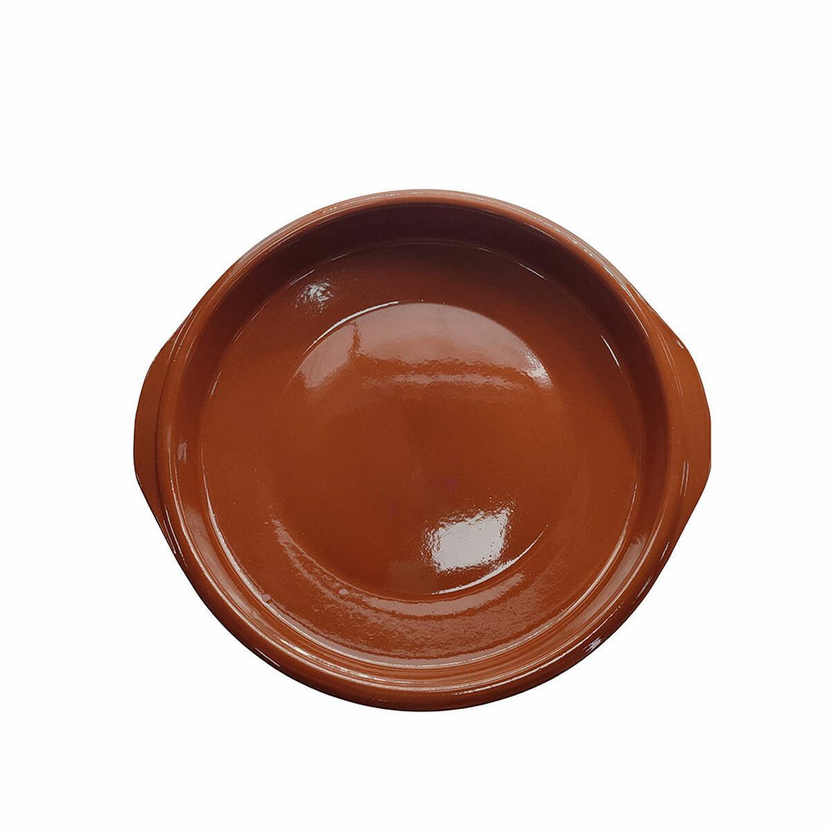 Saucepan Fackelmann Brown Baked clay 33,5 x 31 x 6 cm With handles Fackelmann