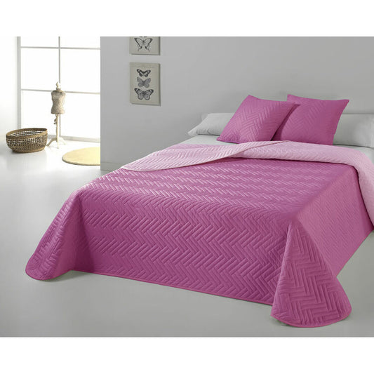 Bedspread (quilt) Hosteline VEGAS Fuchsia Light mauve Super king (3 Pieces) Hosteline