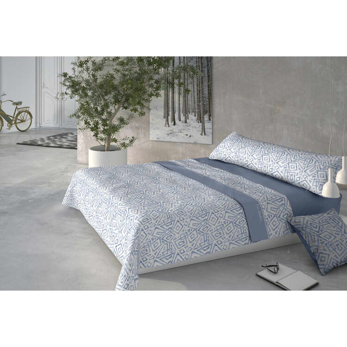 Bedding set Pierre Cardin CORALINA MARMOL Blue Double Pierre Cardin